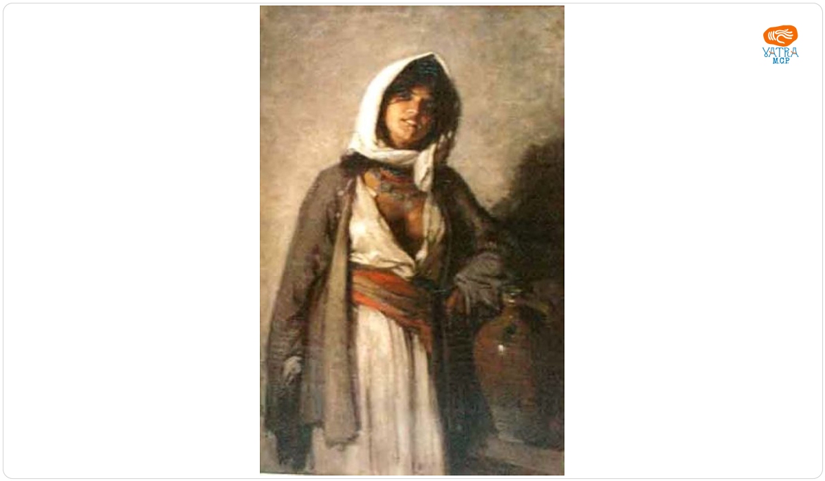 Nicolae Grigorescu — Țiganca de la Ghergani