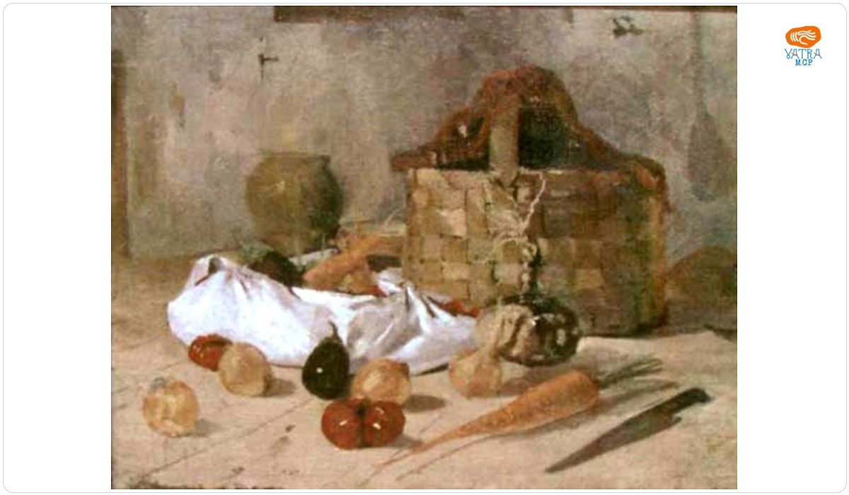 Ion Andreescu — Natură moartă cu coș și legume