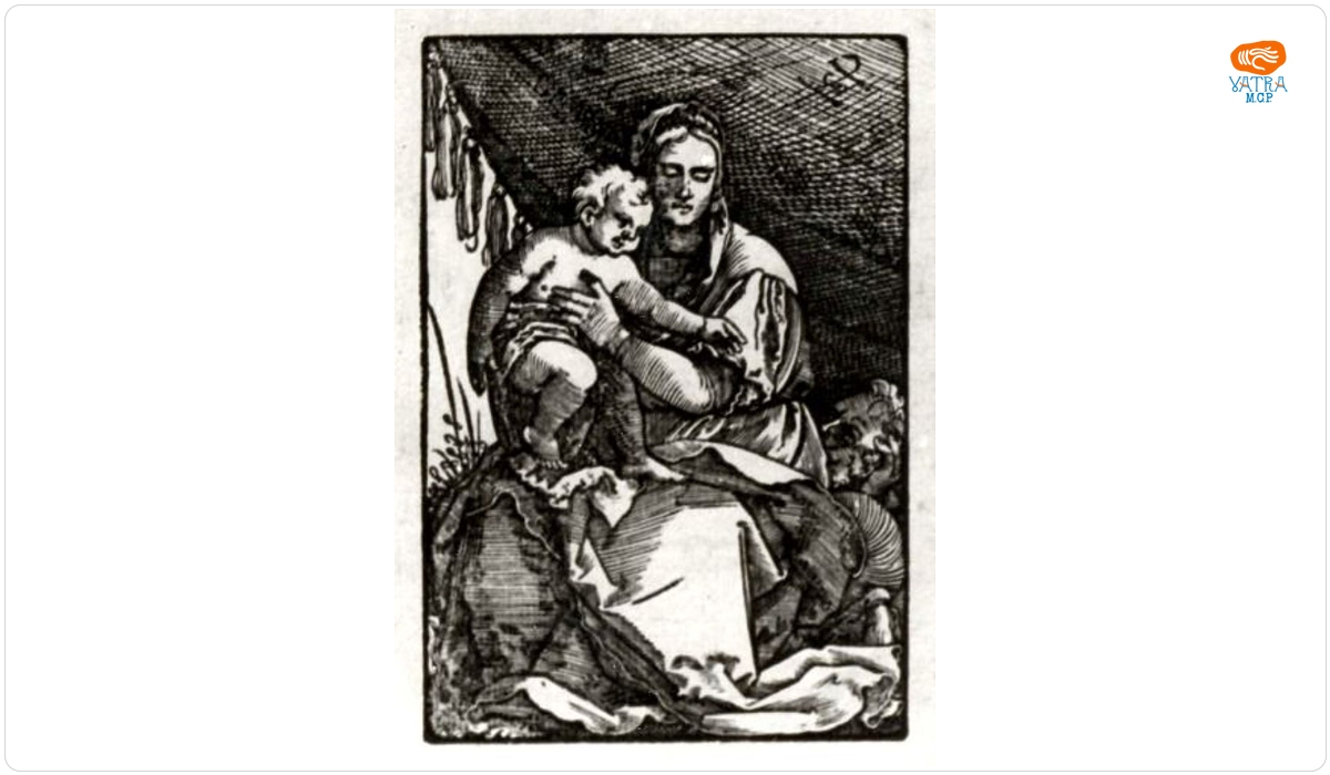 Hans Sebald Beham — Fecioara cu Pruncul