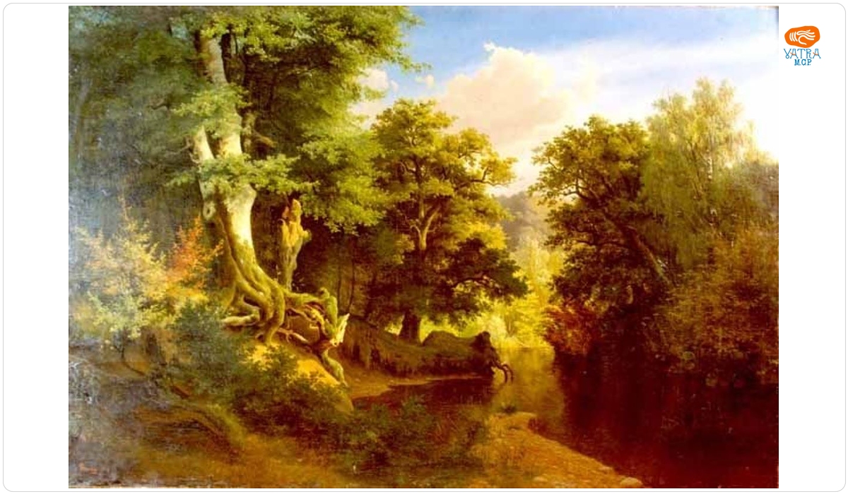 Philip Otto Runge — Peisaj de pădure cu râu