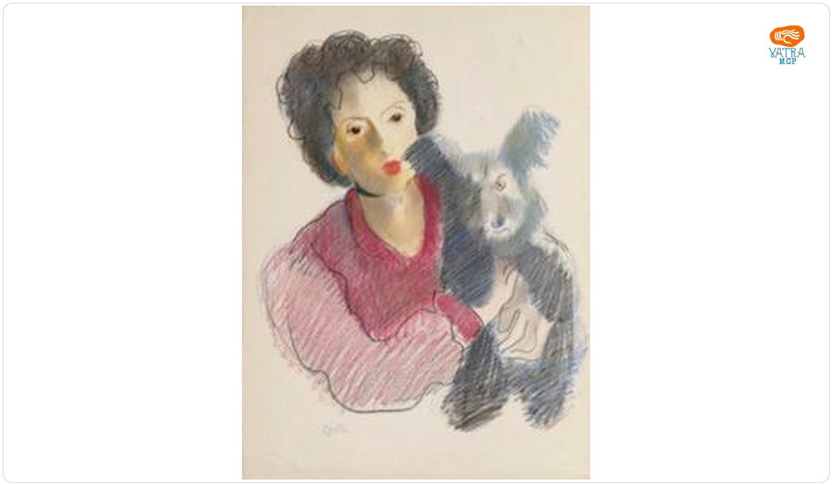 Ilinca cu cățelul Mândra