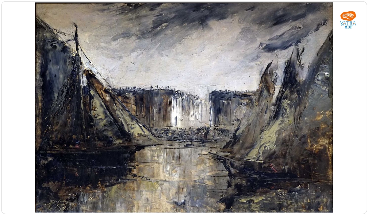ÉDOUARD DUFEU (Marseille, 1836 – Grasse, 1900) — În port