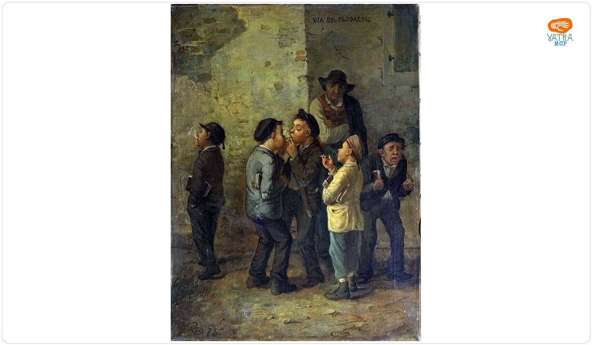 Giovanni Luigi Rose — Copii fumând