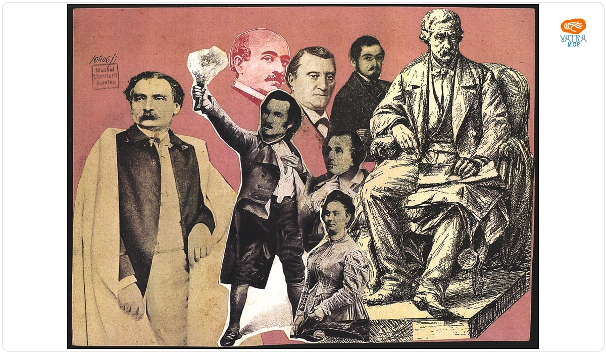 Fotomontaje referitoare la epoca și activitatea lui Vasile Alecsandri
