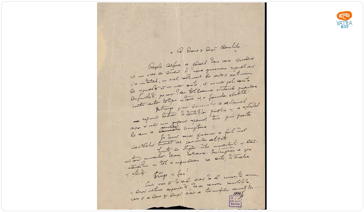 12 texte manuscrise pe diverse teme, semnate de Nicolae Iorga