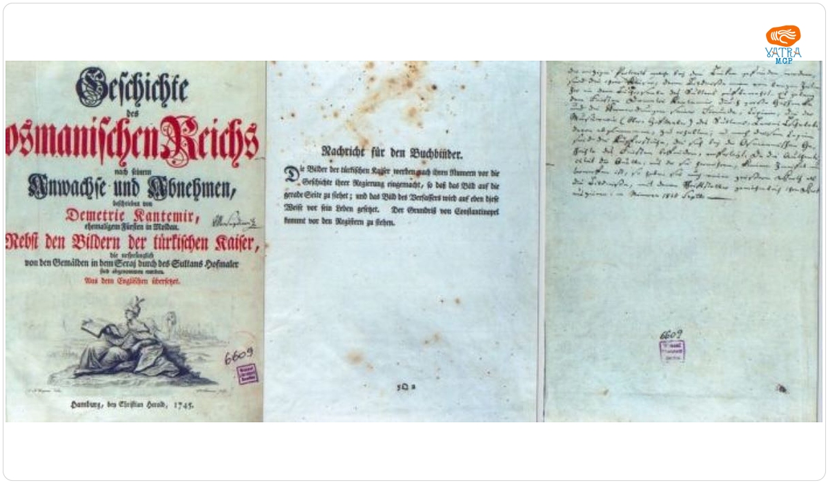 Dimitrie Cantemir — Geschichte des Osmanischen Reichs