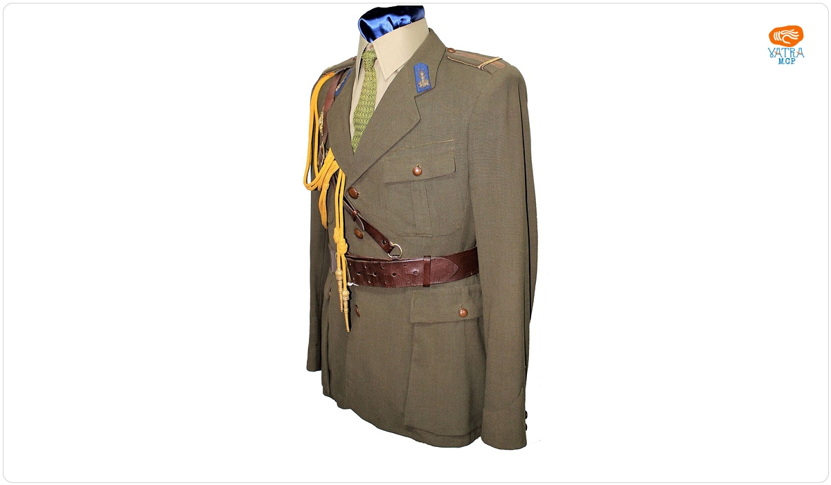 Veston pentru uniformă de maior de infanterie (ținută de campanie)