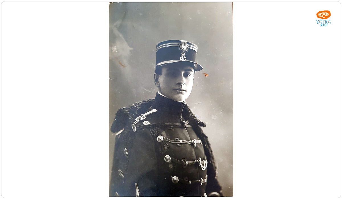 Căpitan Demetriade C. Gheorghe din Regimentul 9 Roșiori, 1917