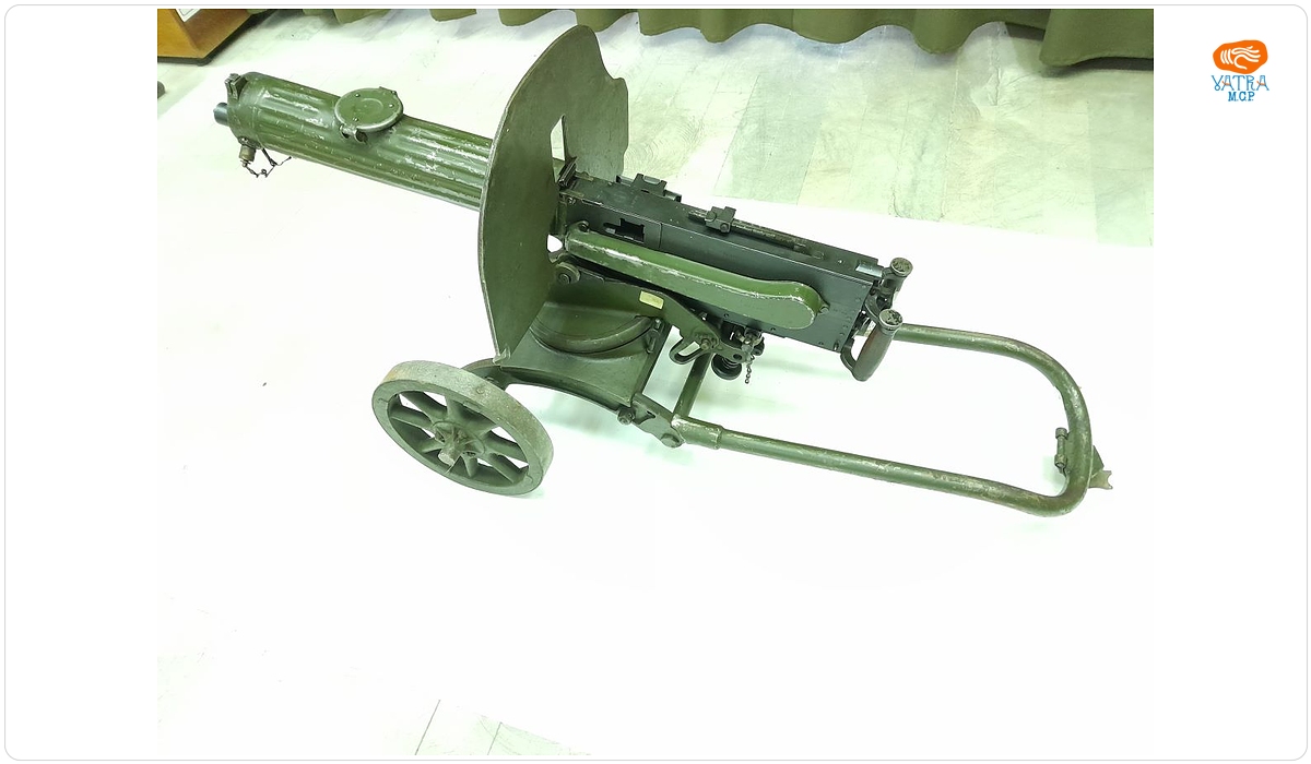 Mitralieră 7.62 MM md. 1910 Maxim cu afet