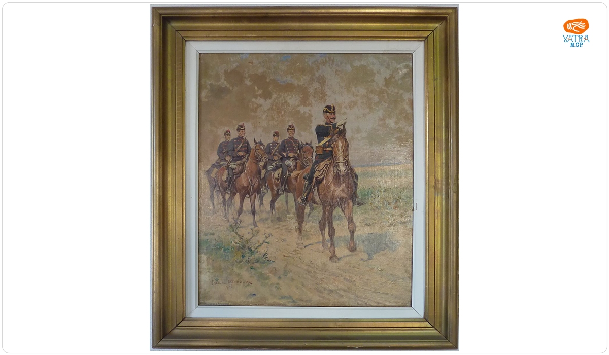 Tadeusz Ajdukiewicz — Grup de ostași călări