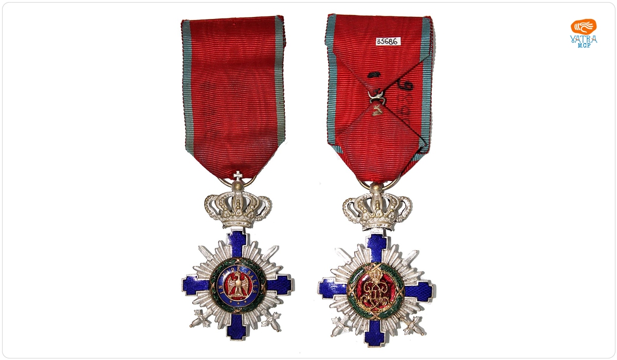 Ordinul „Steaua României”, cu spade, în grad de cavaler, cu panglică de „Virtute Militară”