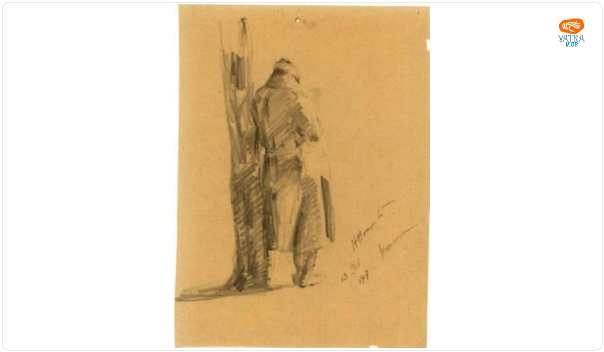 Horia Boambă — Ostaș în picioare, 1917