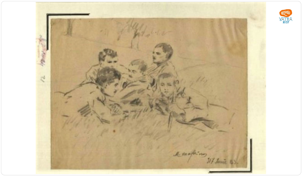 Mihai ONOFREI — Moment de repaus pe front 1917