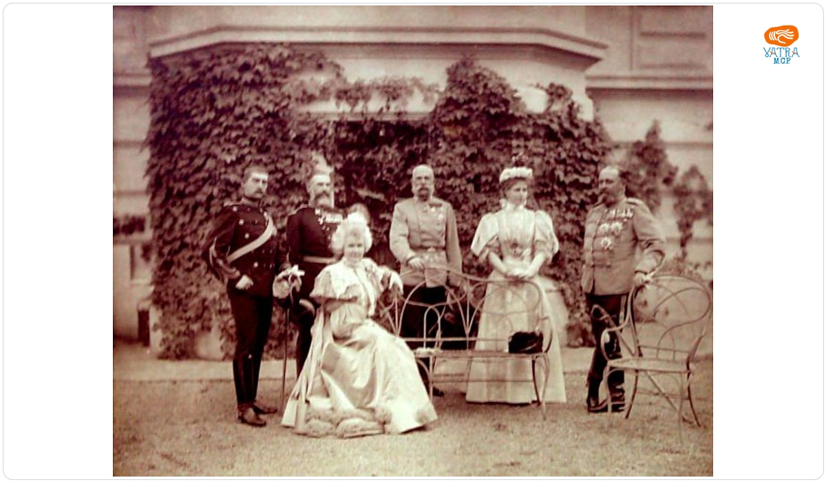 Franz Mandy — Vizita împăratului Franz Joseph în România