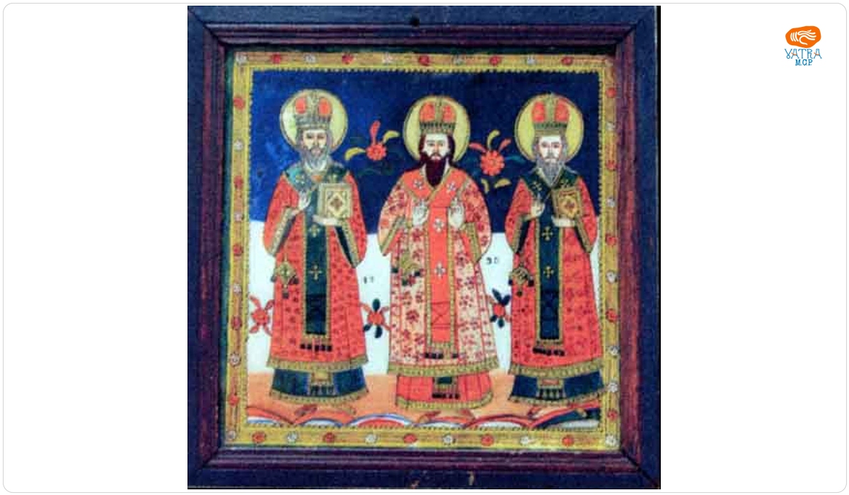 Matei Țâmforea — Sfinții Trei Ierarhi - Vasile, Grigore și Ioan