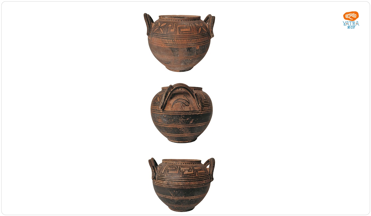 Pyxis stil geometric mijlociu
