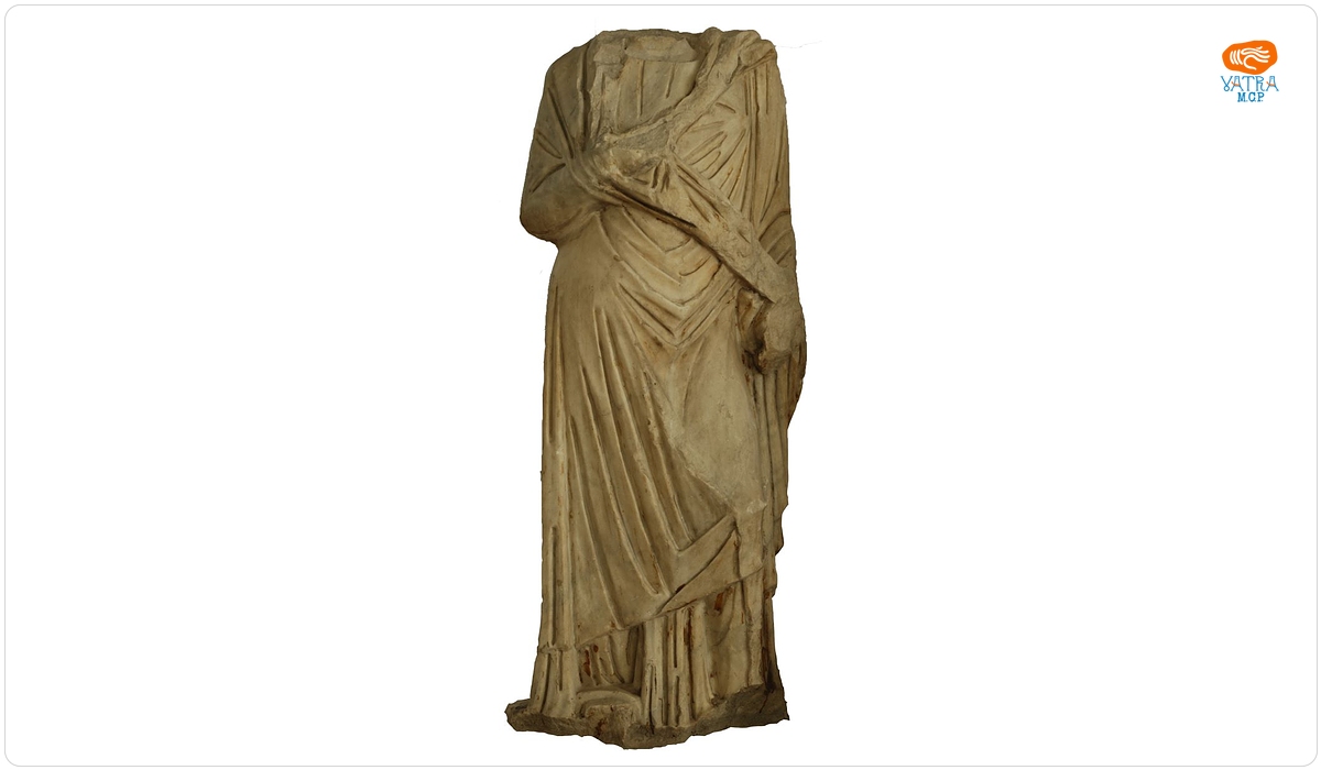 Statuie feminină drapată La Grande Ercolanese