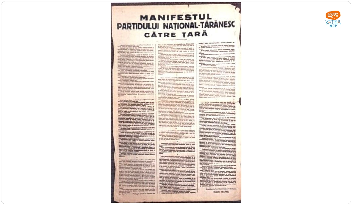 Manifestul Partidului Național Țărănesc către țară