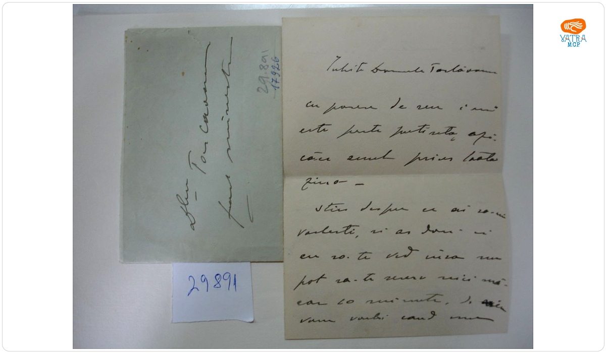 Al. Averescu către Octavian C. Tăslăuanu