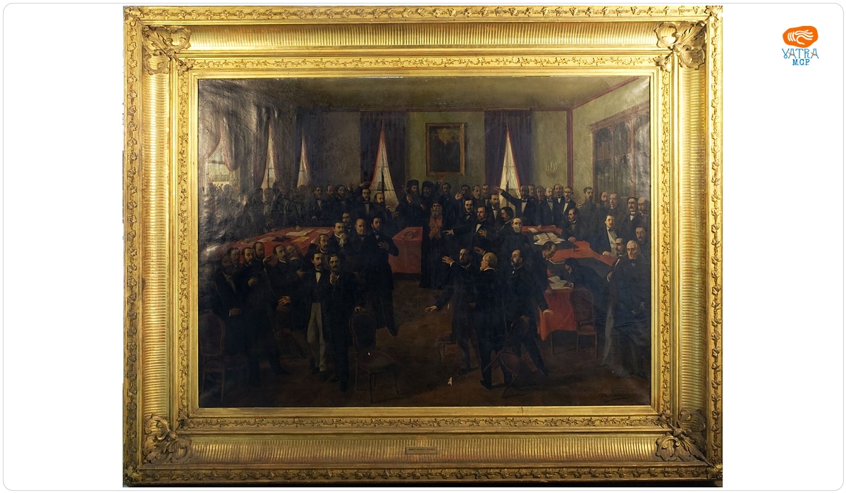 Theodor Aman — Proclamarea Unirii Principatelor (24 Ianuarie 1859)