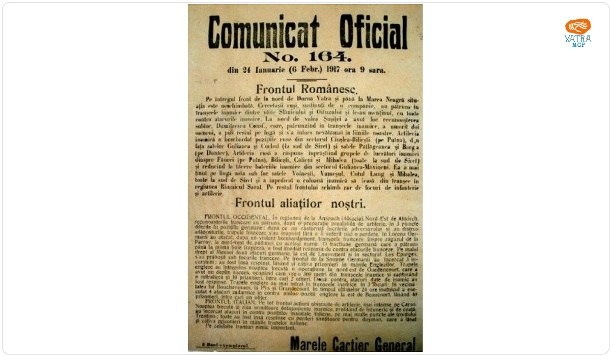Comunicat Oficial No. 164