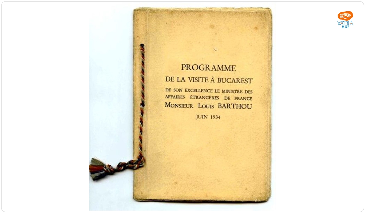 Programul vizitei lui Louis Barthou la București