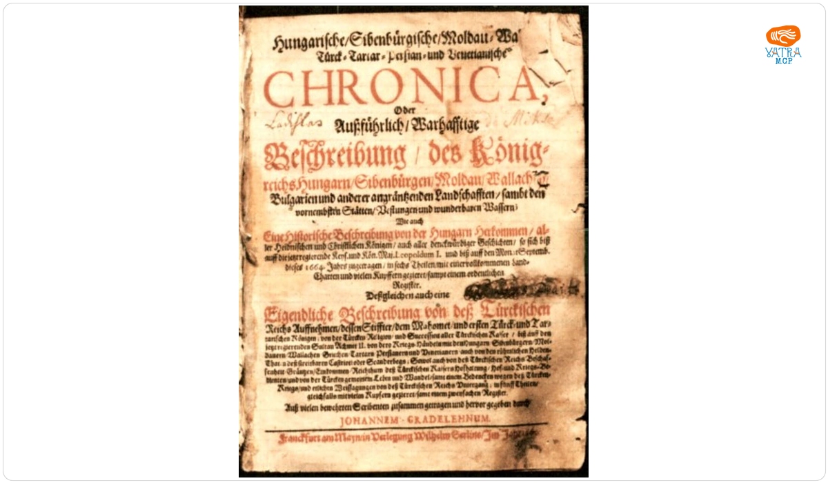 Chronica oder Aussfurhlich Warhasstige Beschreikung Hungarische Chronica