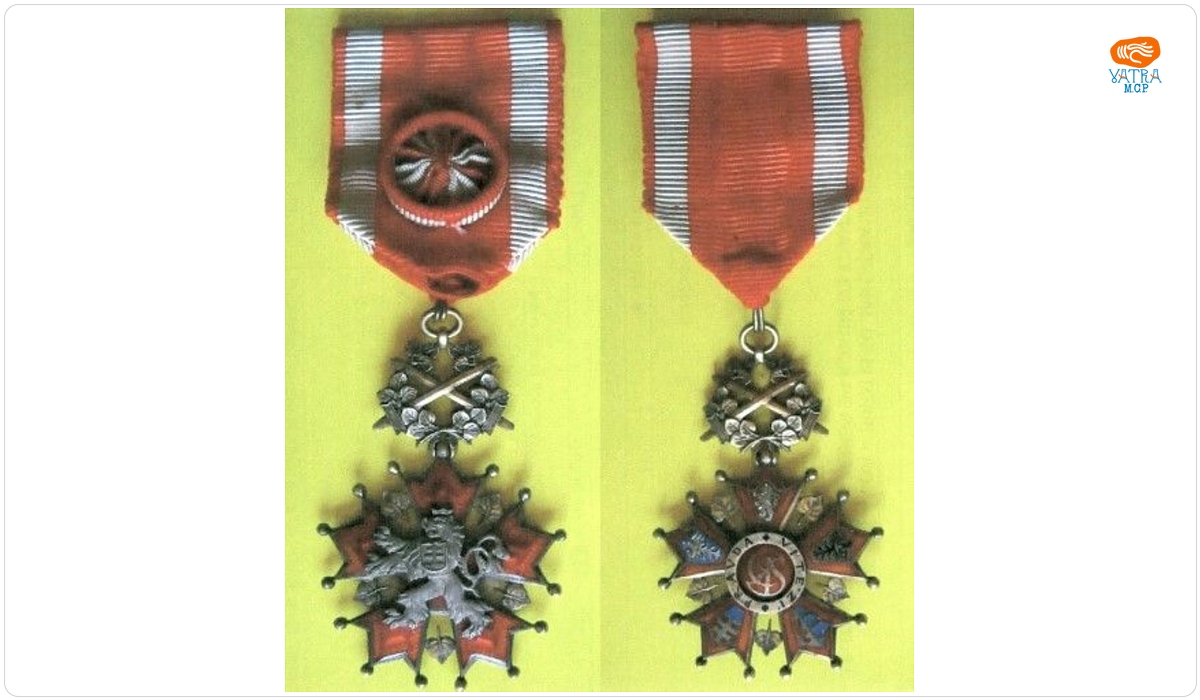 Leul Alb, militar în grad de ofițer