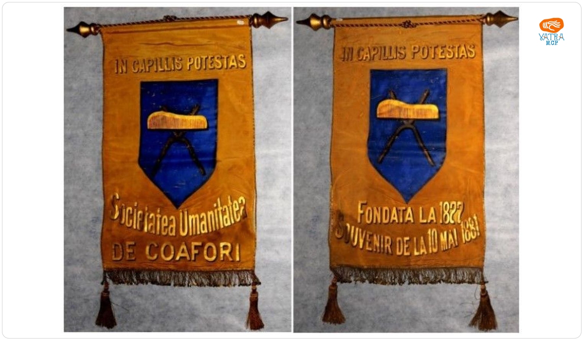 Steagul "Societatea Umanitatea de Coafori"