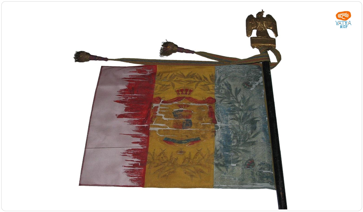 Drapelul Regimentului 5 Artilerie. Model 1872