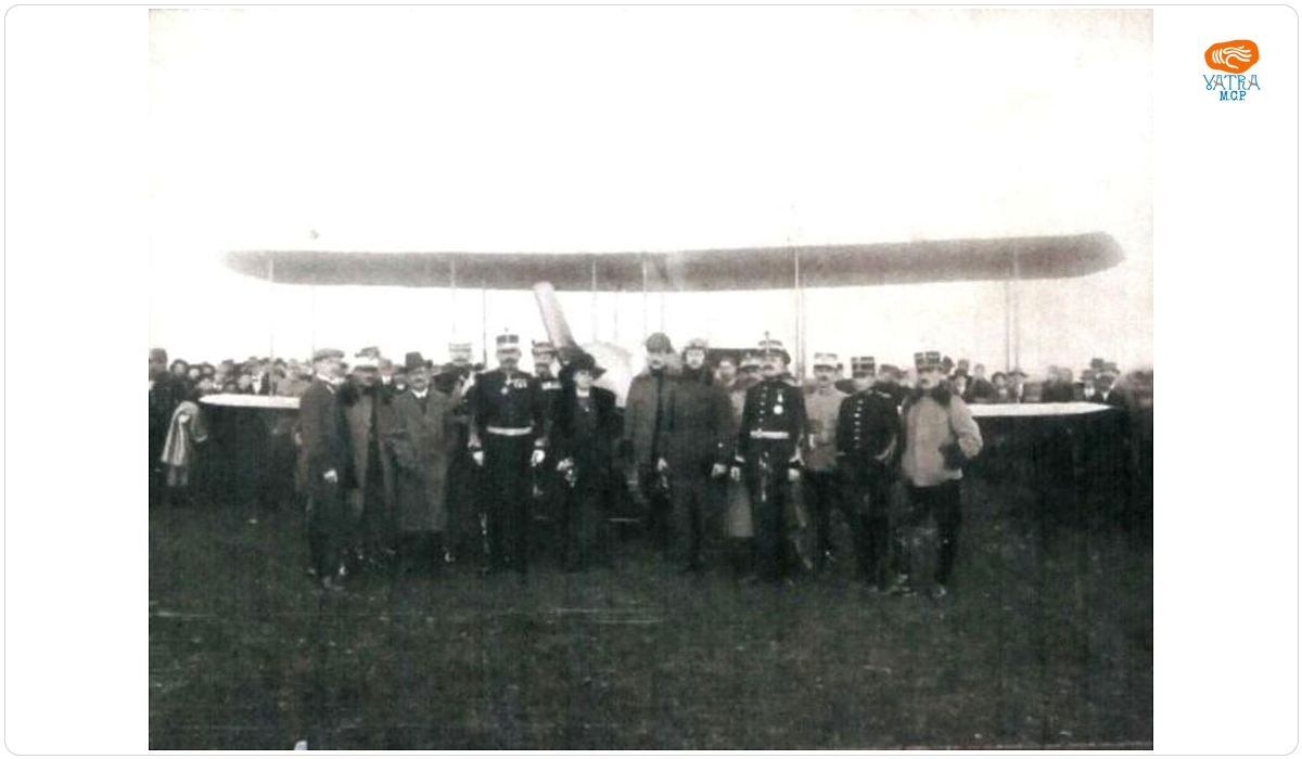 Ceremonia de botez a avionului Bristol - Coandă