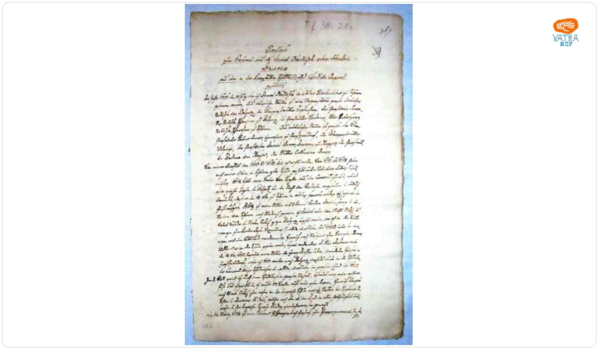Extractus aus des Daniel Nekesch oder Schuller Diario