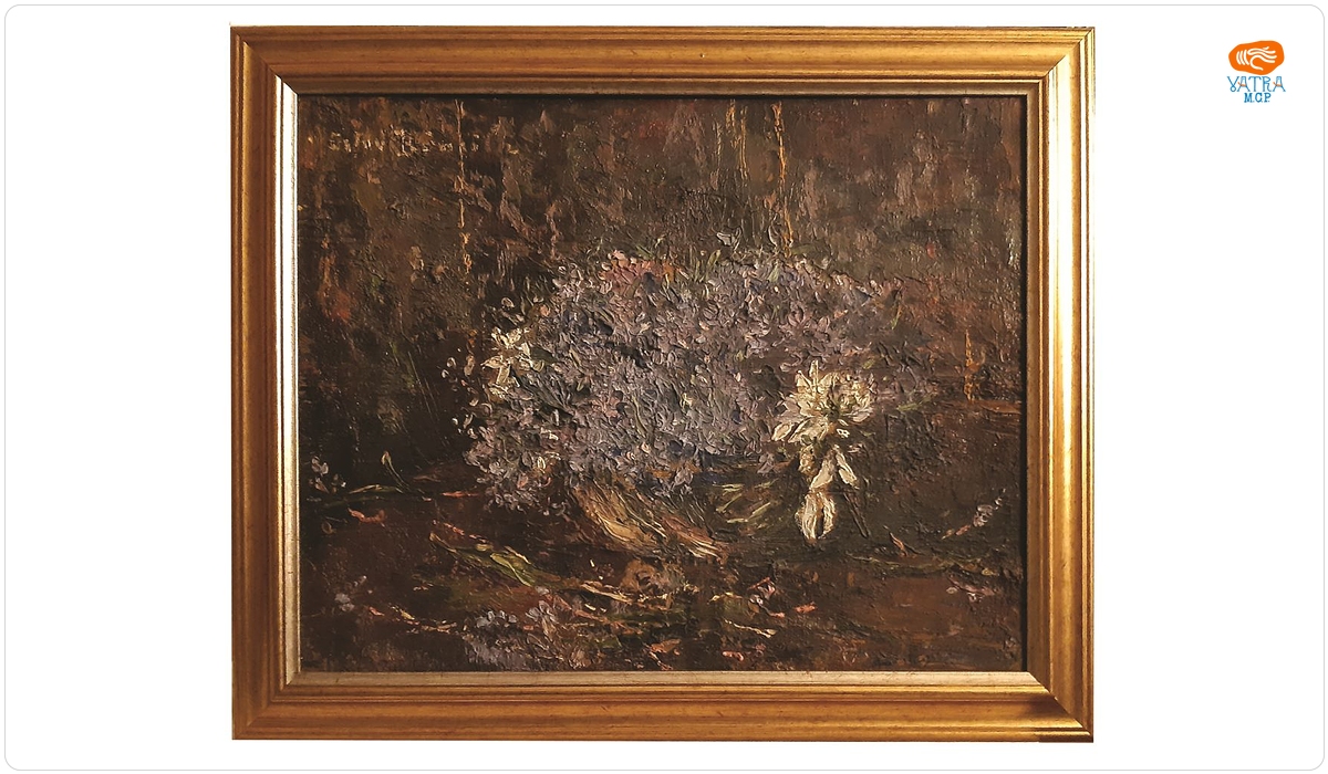 Octav Băncilă — Natură statică cu liliac