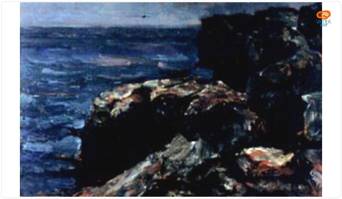 Samuel Mützner — Peisaj marin cu stânci