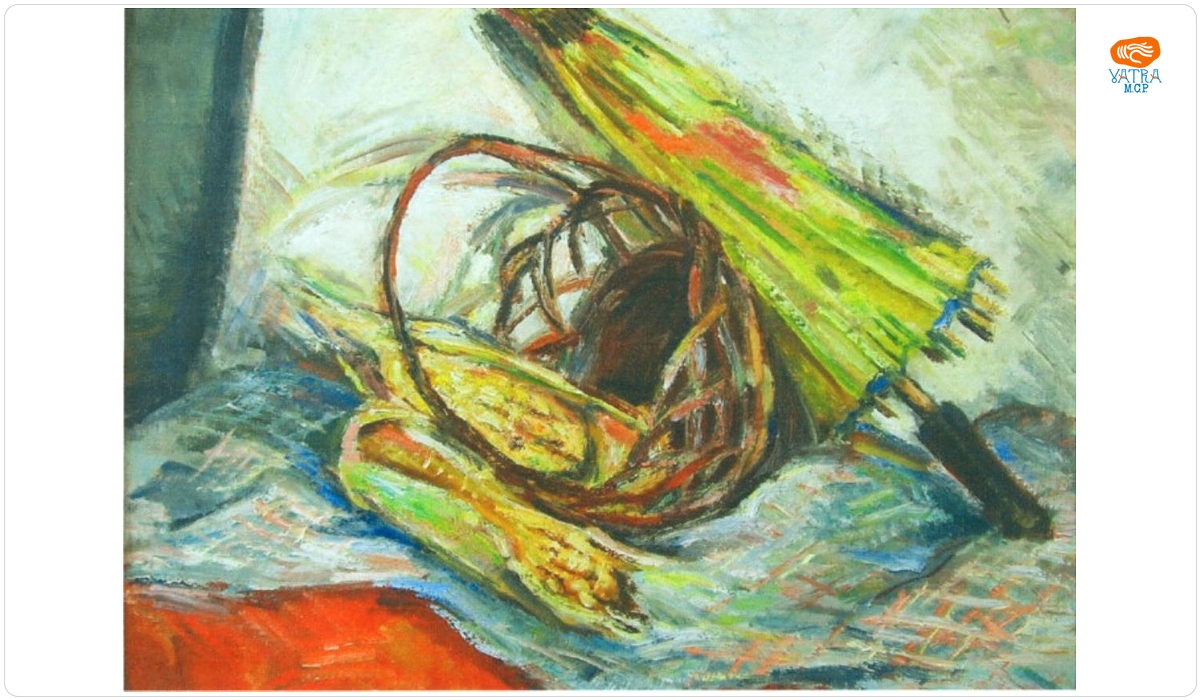 Petre Iorgulescu-Yor — Natură statică cu umbrelă și porumb