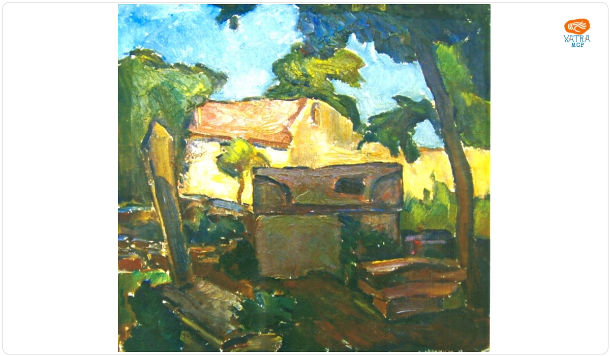 Petre Iorgulescu-Yor — Interior de curte dobrogeană
