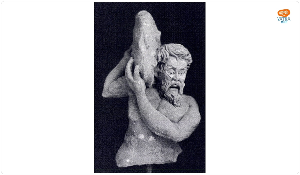 Fragment din statuia unui gigant