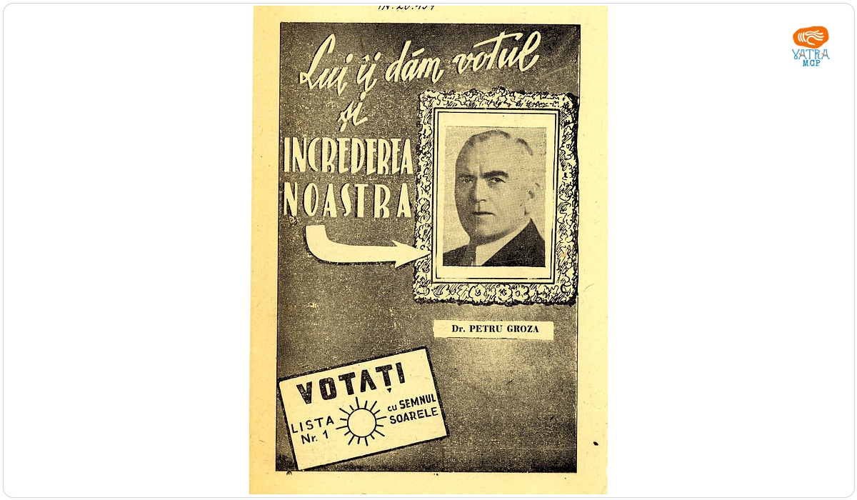 Viața și lupta lui P. Groza prezentată sub formă de poveste și în versuri