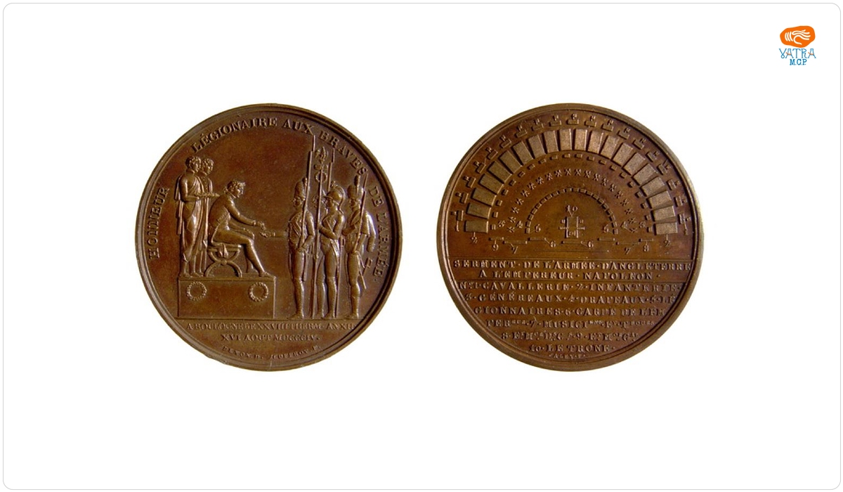 Medalie dedicată armatei imperiale decorată cu Legiunea de Onoare