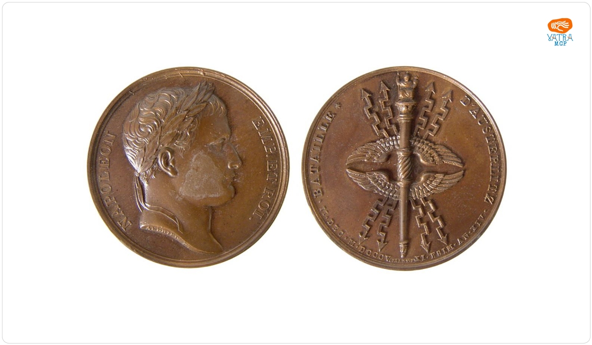 Medalie dedicată victoriei de la Austerlitz