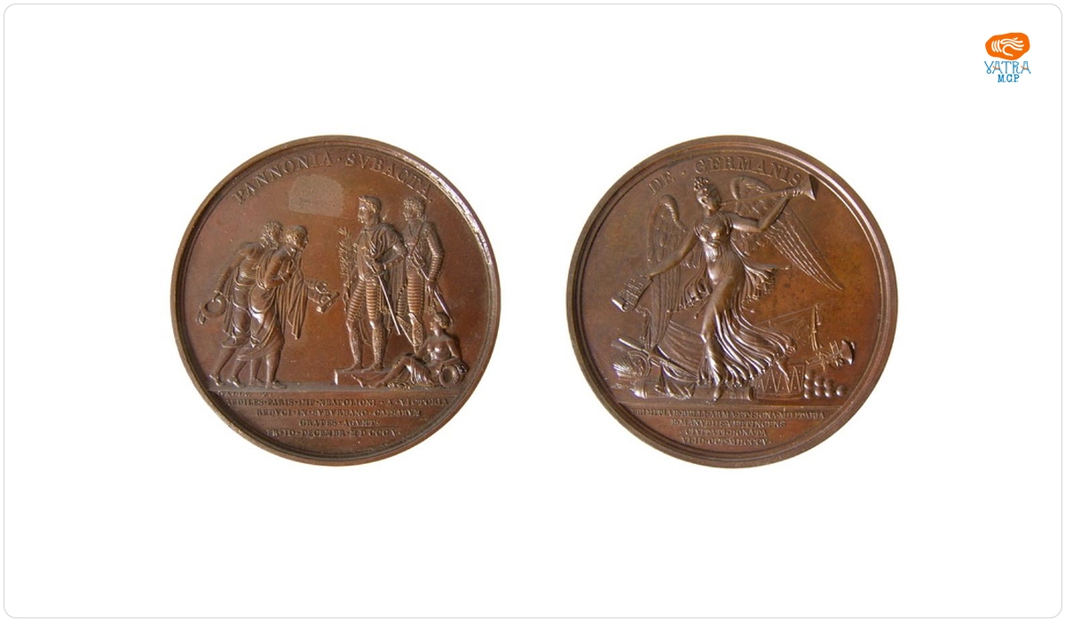 Medalie dedicată înfrângerii germanilor și austriecilor