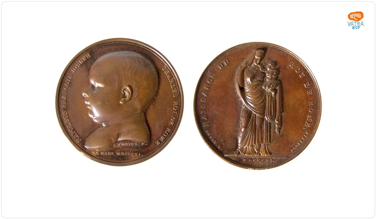 Medalie dedicată nașterii regelui Romei
