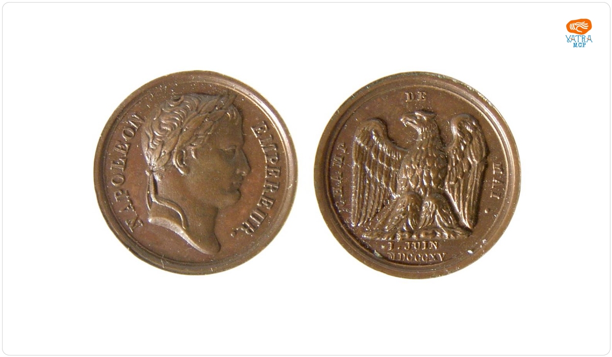 Medalie (jeton) dedicată adunării politice din 1 iunie 1815
