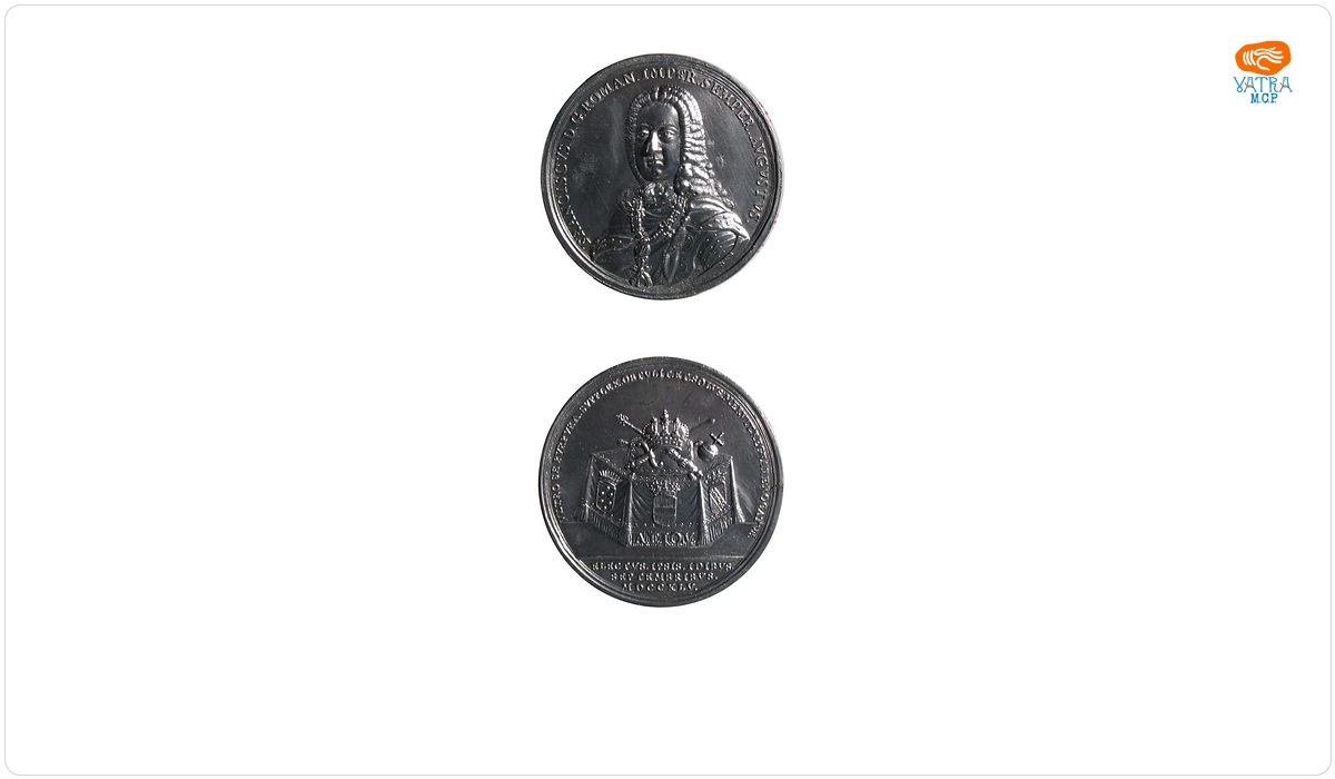 Medalie dedicată alegerii lui Francisc I ca împărat romano-german
