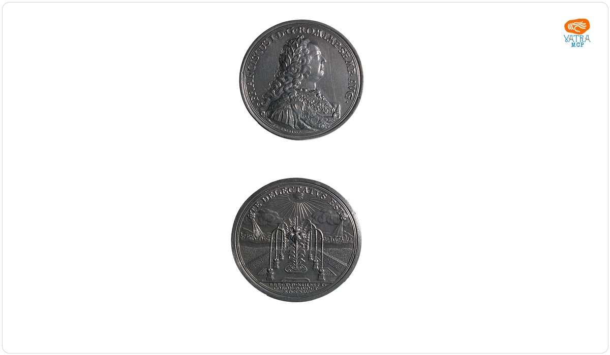 Medalie dedicată alegerii și încoronării lui Francisc I ca împărat romano-german
