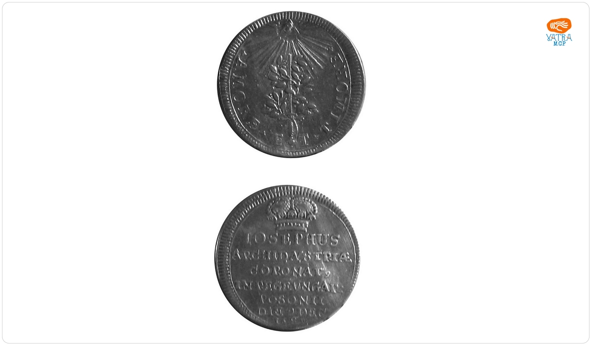 Medalie dedicată încoronării lui Iosif I ca rege al Ungariei