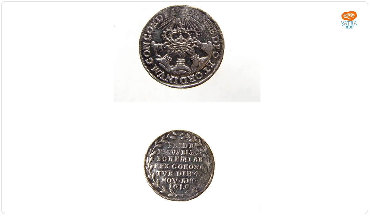 Medalie dedicată încoronării lui Frederic al V-lea ca rege al Boemiei