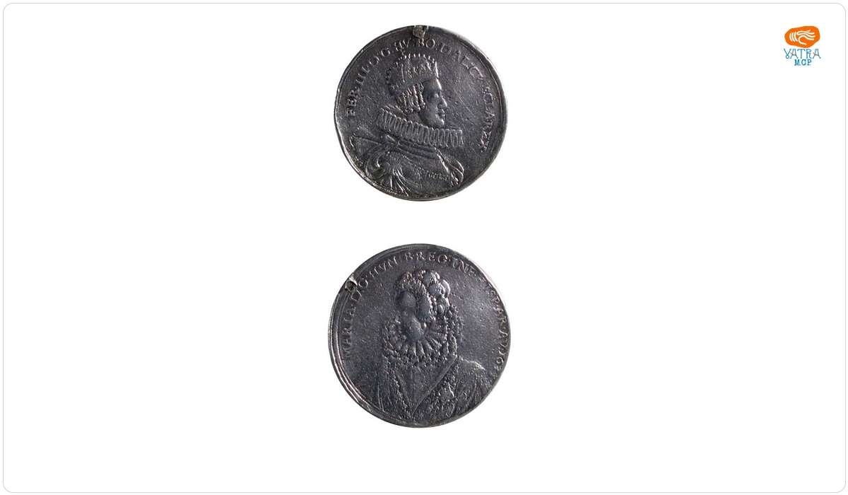 Medalie omagială dedicată lui Ferdinand al III-lea și Elisabetei ca regi ai Ungariei