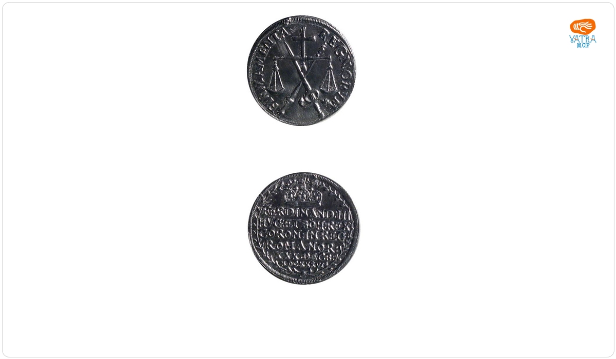 Medalie dedicată încoronării lui Ferdinand al III-lea ca rege roman