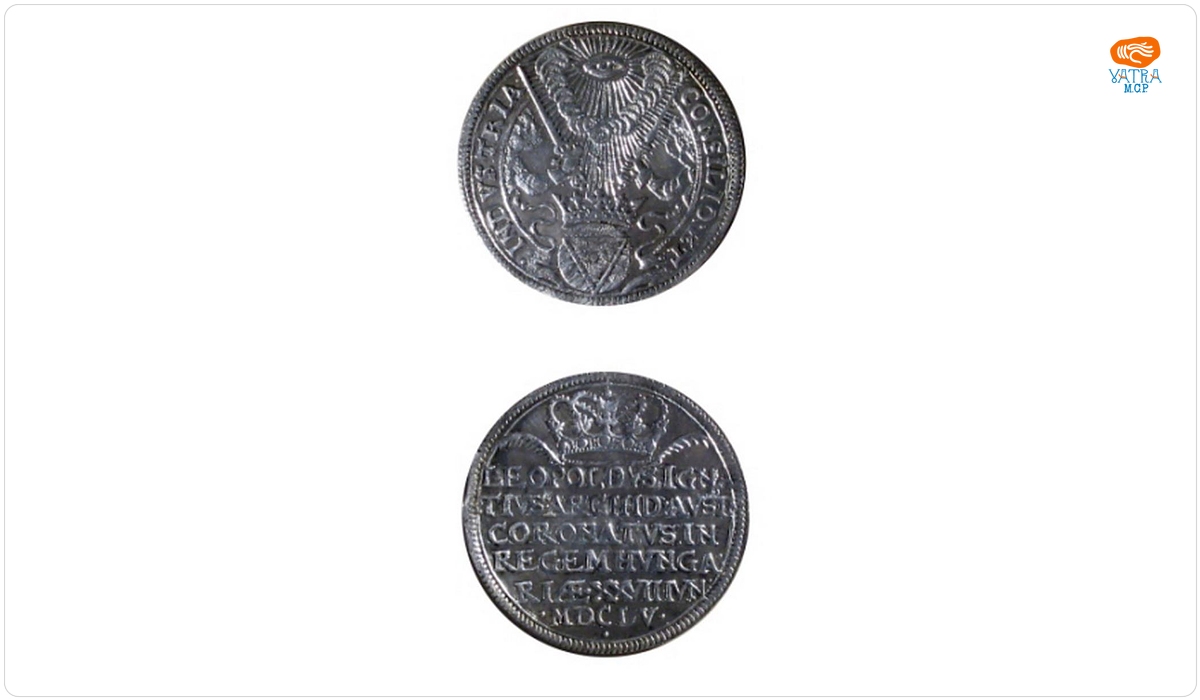 Medalie dedicată încoronării lui Leopold I ca rege al Ungariei